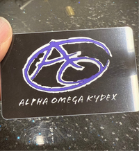Alpha Omega Kydex Gift Card
